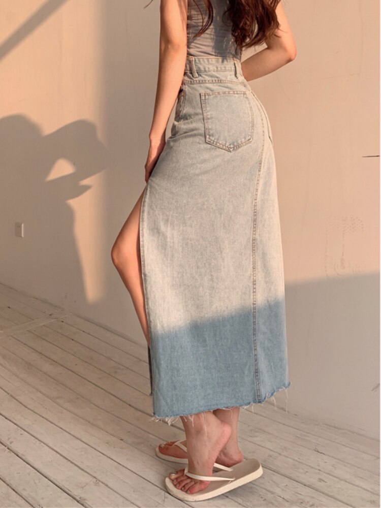 Fenna - Vintage Denim Skirt