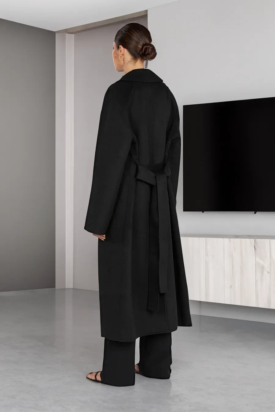 Women's long double-sided coat