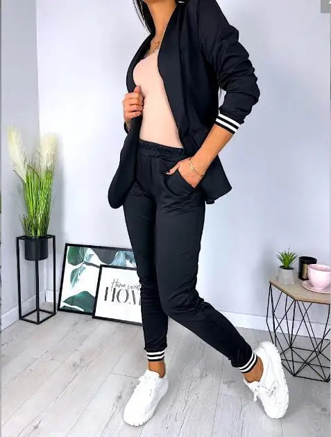 Sophie - Spring Double-Breasted Blazer Pants set