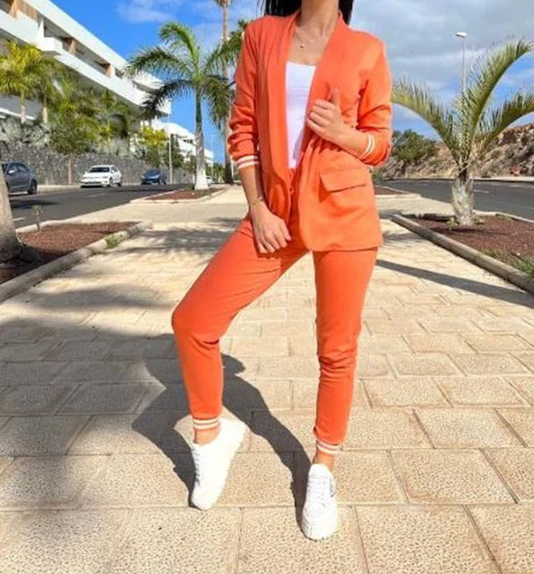 Sophie - Spring Double-Breasted Blazer Pants set