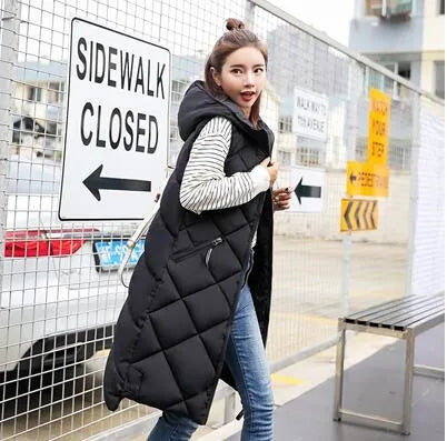 Women’s long puffer jacket