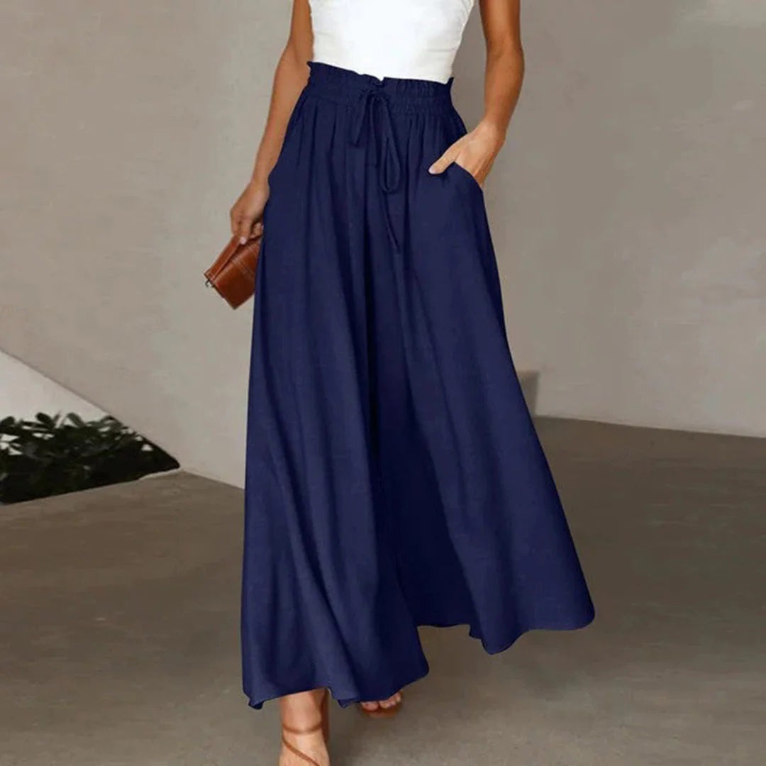Loose wide-leg trousers for women
