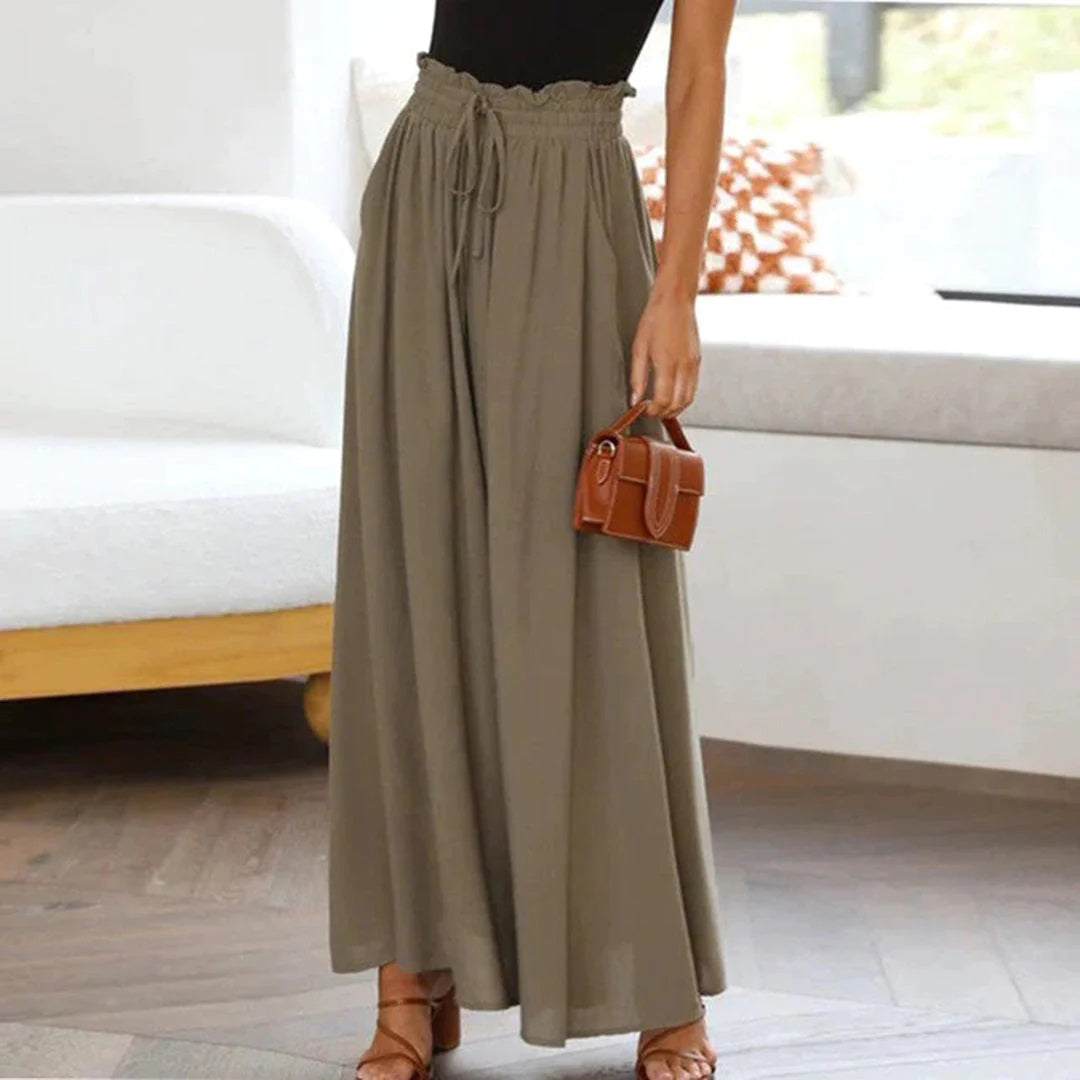 Loose wide-leg trousers for women
