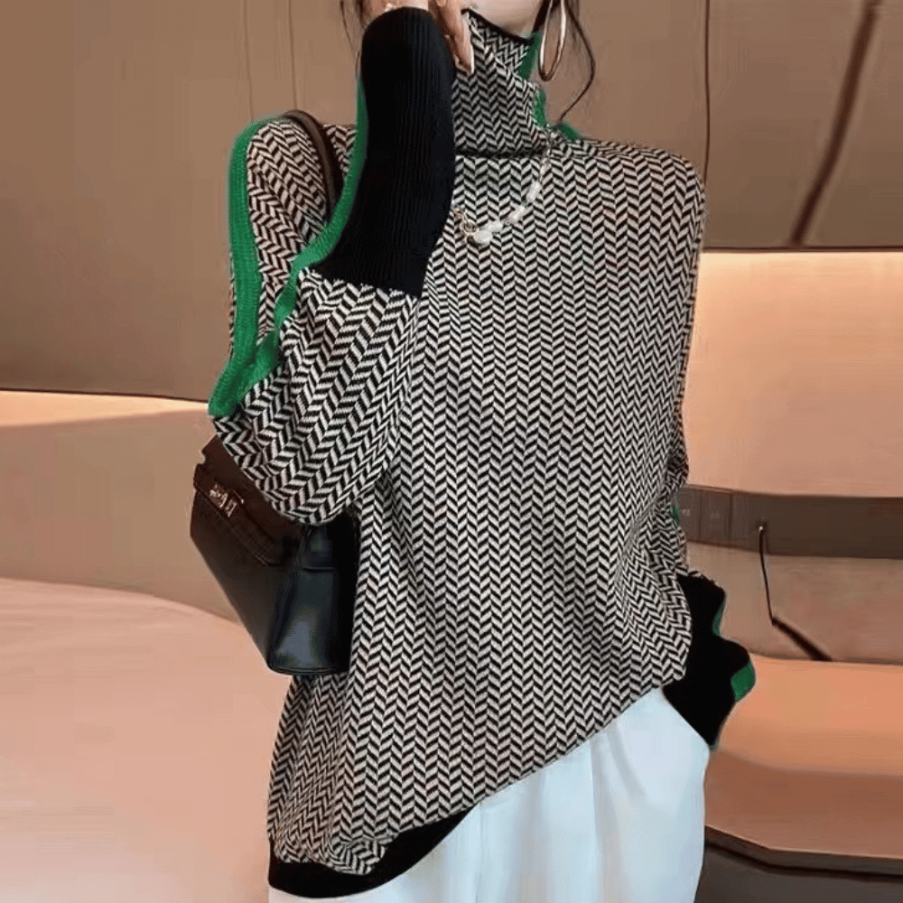 Women's cozy warm knitted sweater