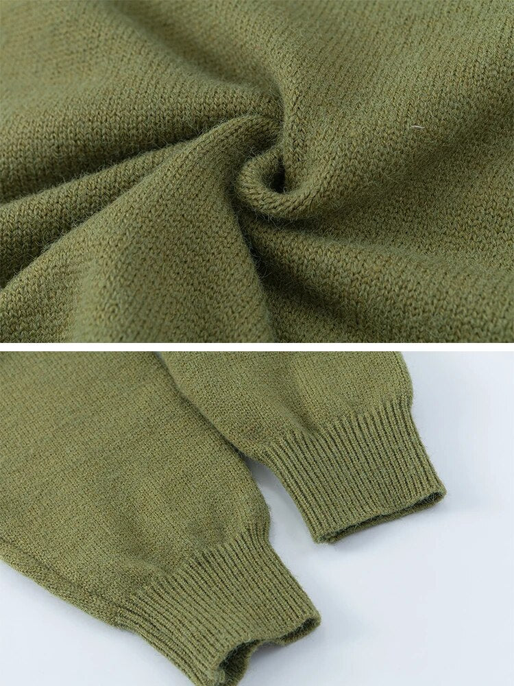 Women's pullover vintage cotton sweater