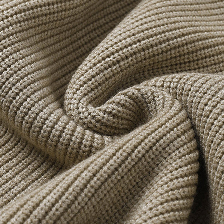 Loose Knit Round Neck Sweater