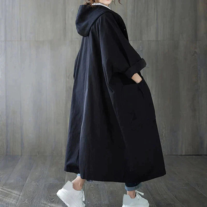 Oversize trench coat for women