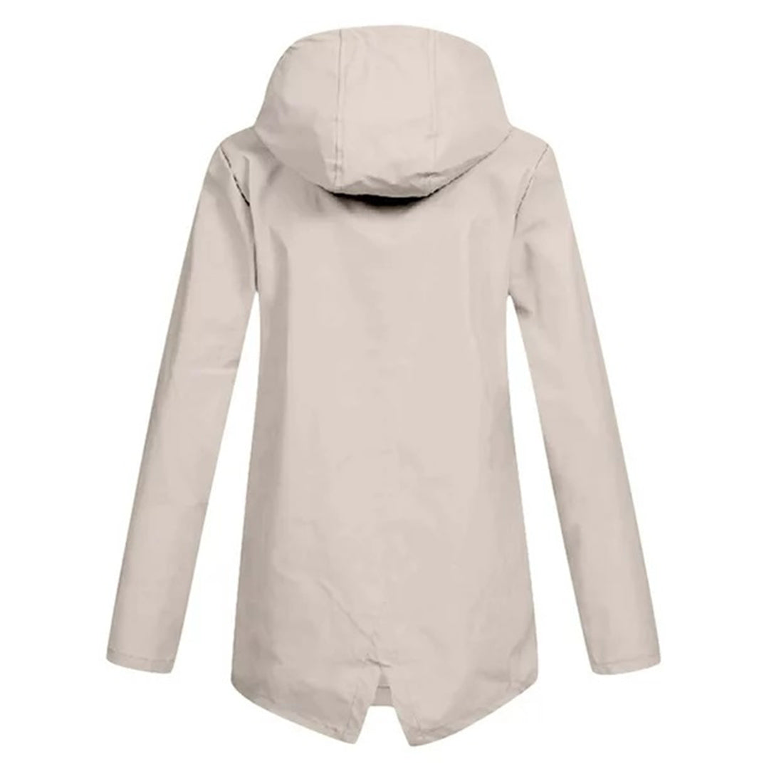 Women's mid-length jacket for autumn and winter