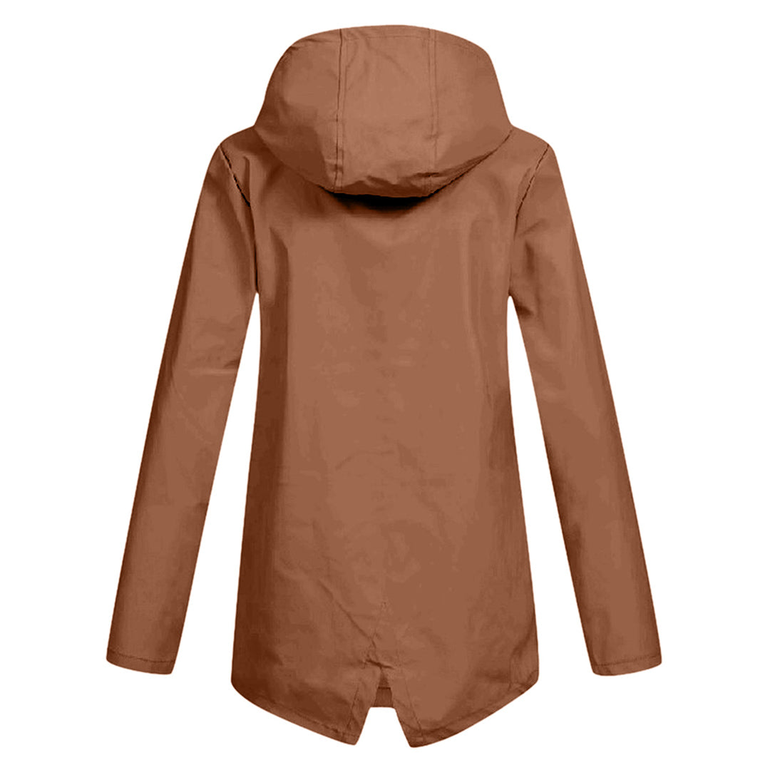 Women's mid-length jacket for autumn and winter