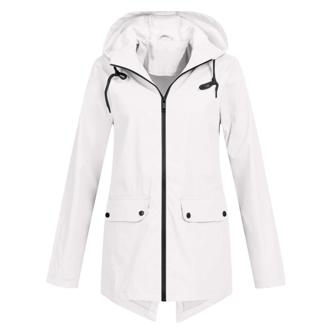 Women's mid-length jacket for autumn and winter