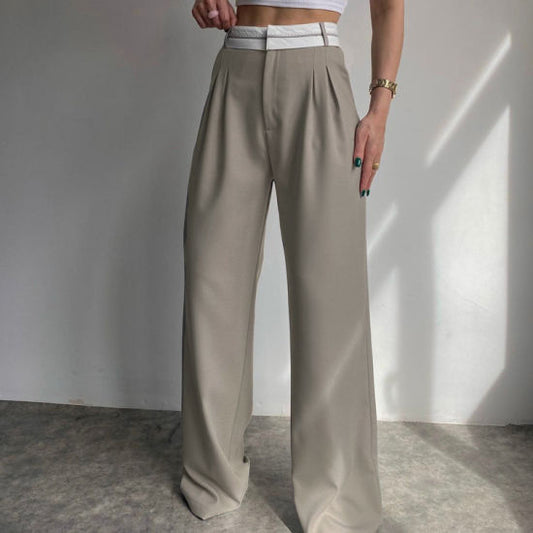 Slim Casual Solid Color Pants