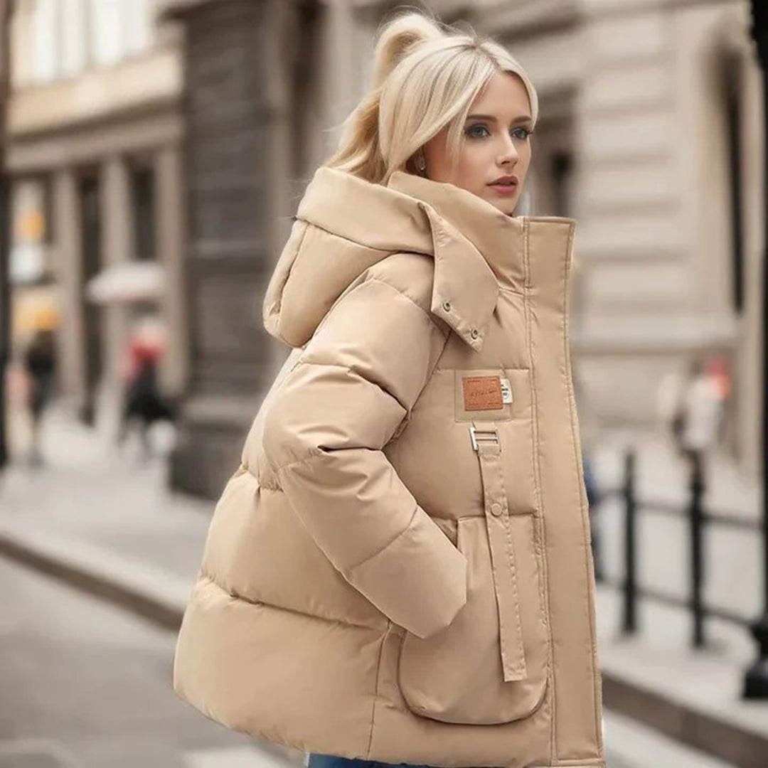 Stylish padded winter coat for women