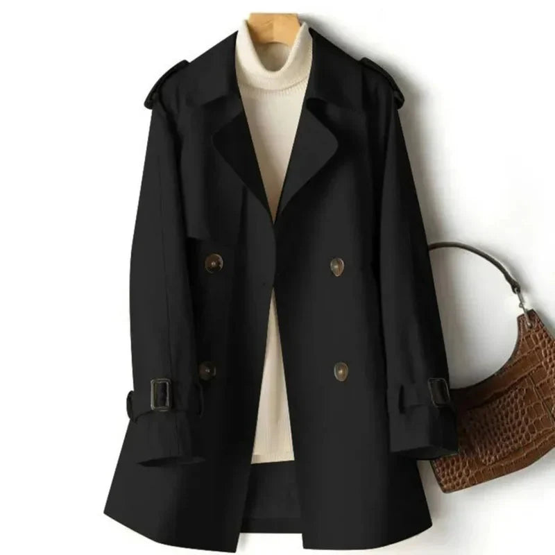 Women's double breasted trench coat