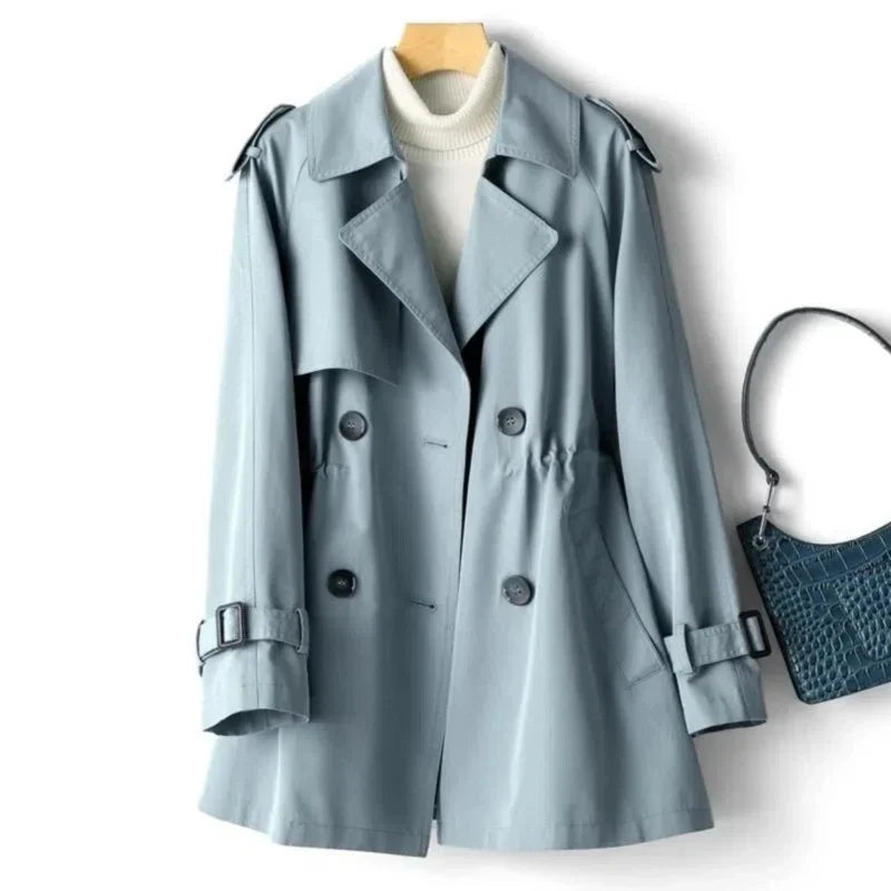 Women's double breasted trench coat