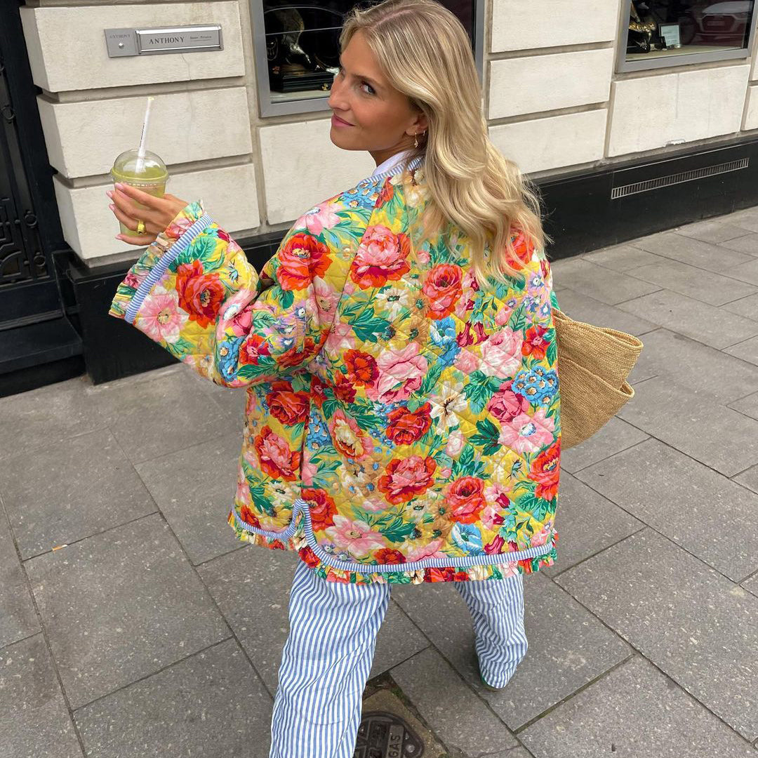 Women's vintage quilted jacket