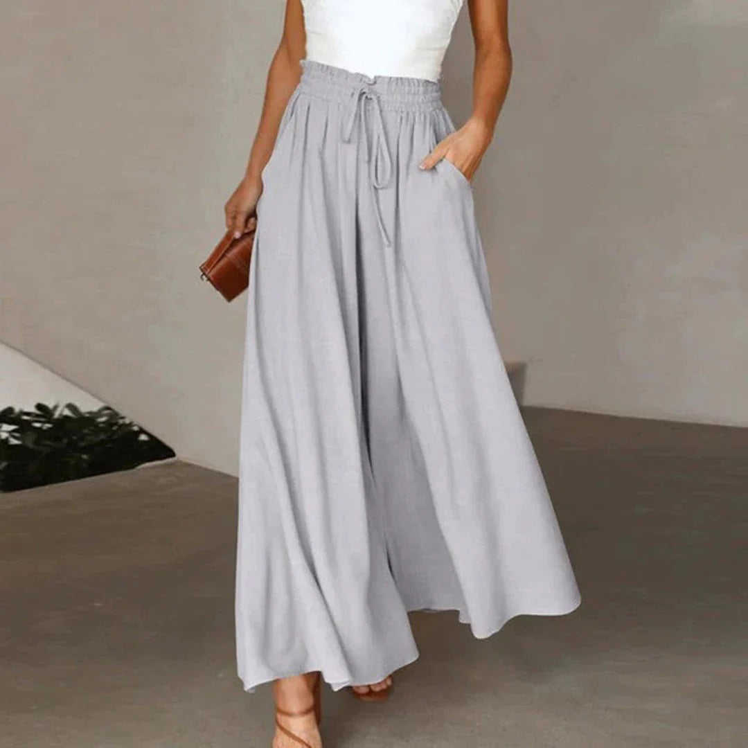 Loose wide-leg trousers for women