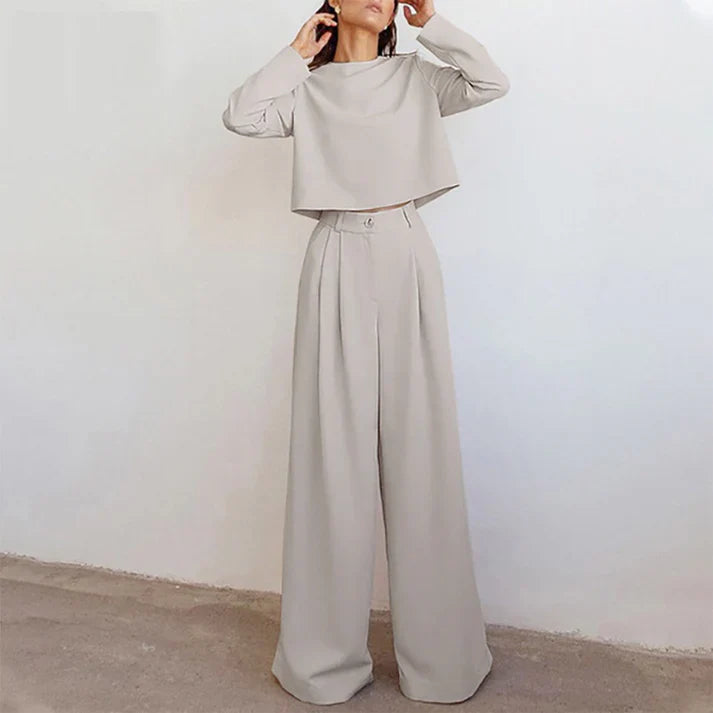 Women's elegant loose two-piece set