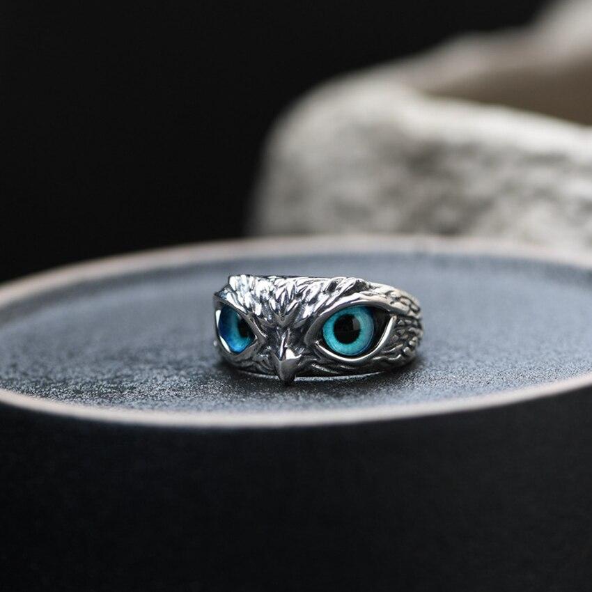 Adjustable Radiant Owl Ring