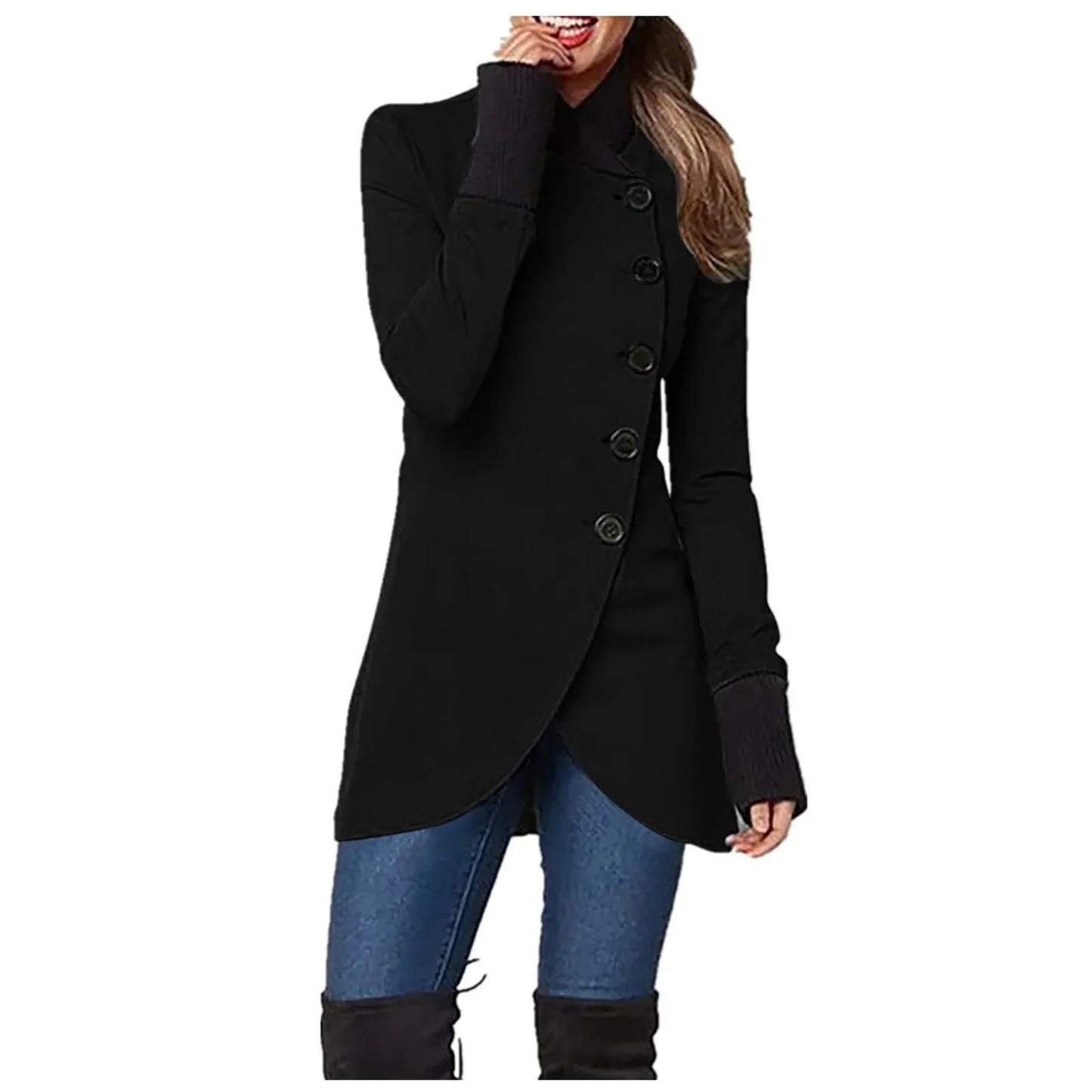 Women's split hem jacket