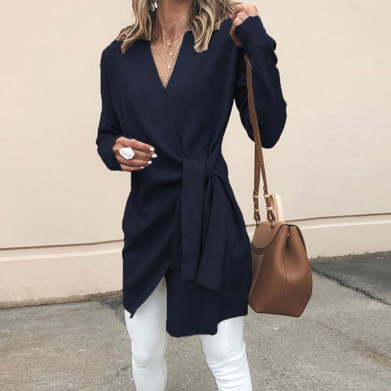 Julia Casual Blazer with adjustable waist