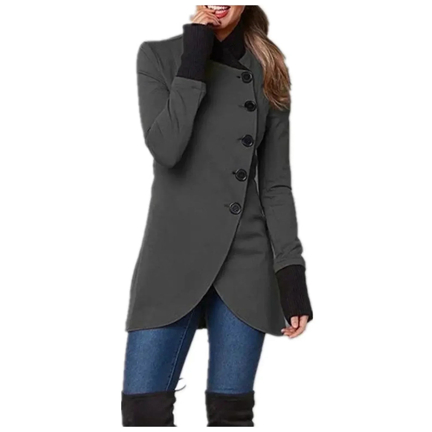 Women's split hem jacket