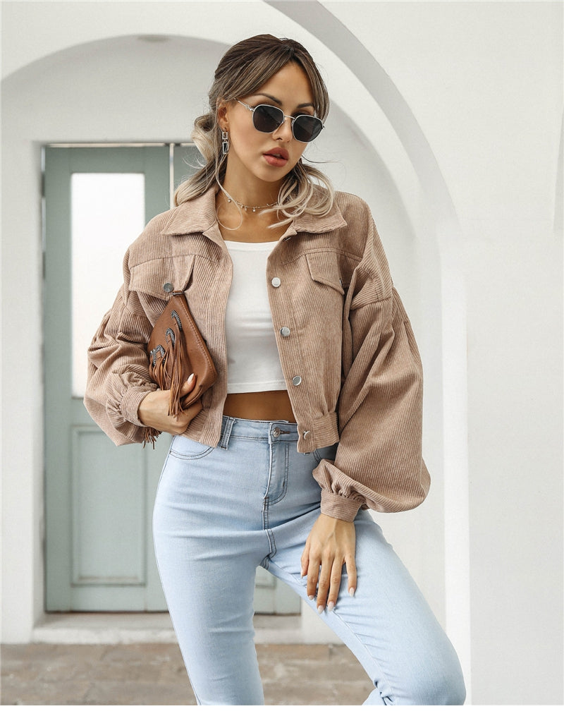 Ribbed Velvet Jacket