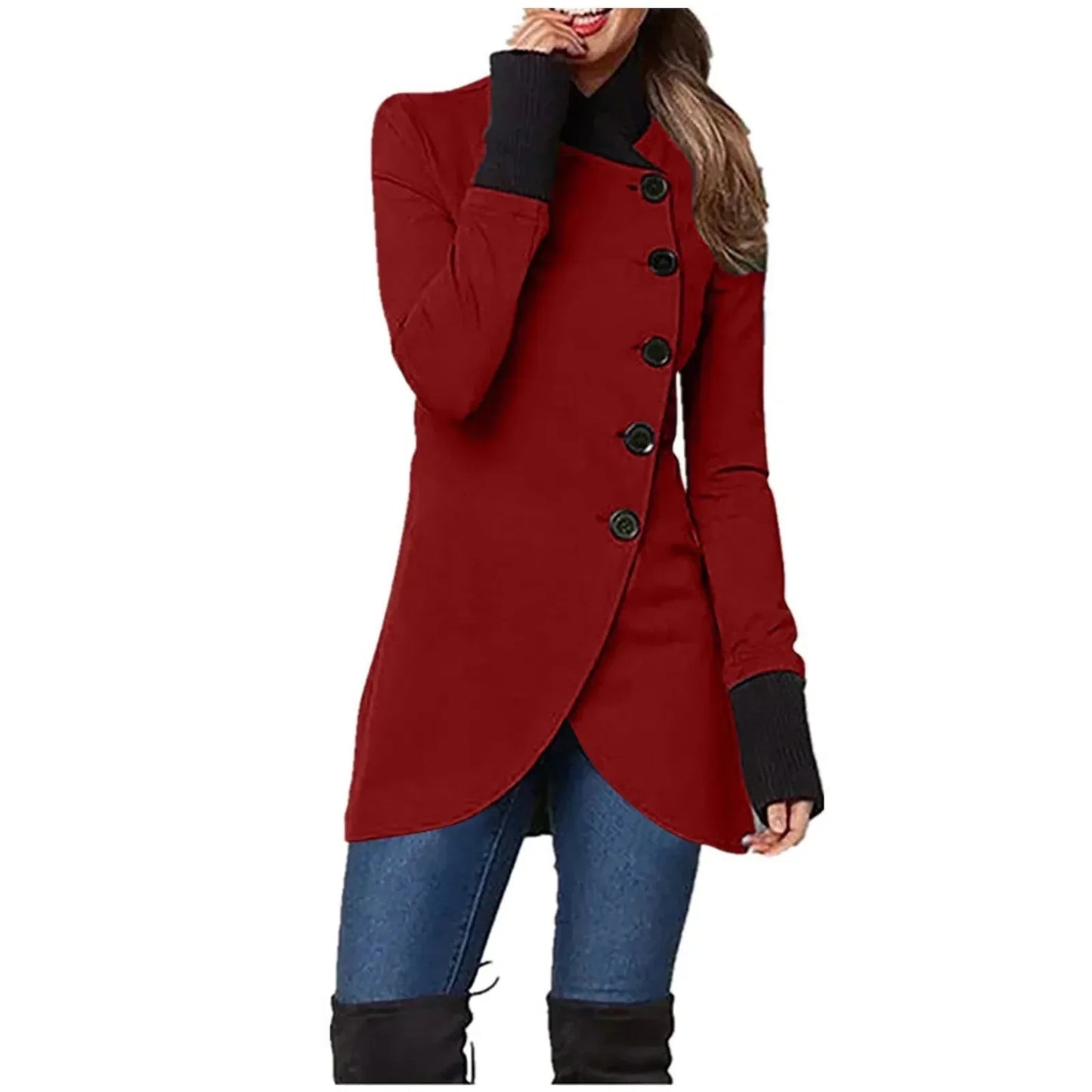 Women's split hem jacket