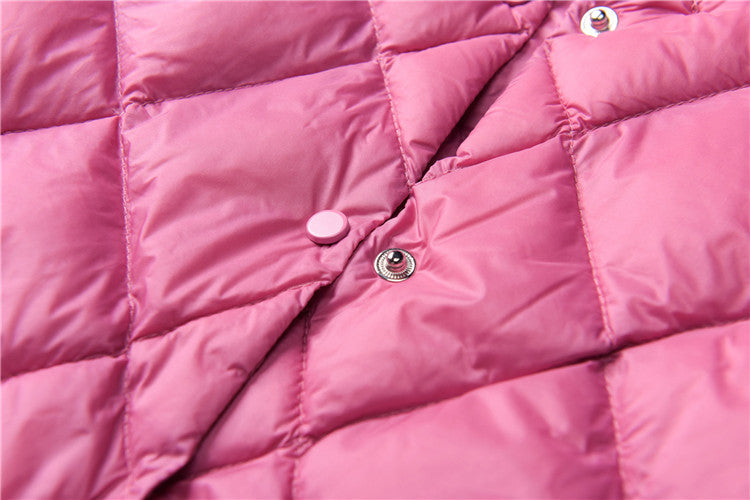 Women's lightweight buttoned fall jacket