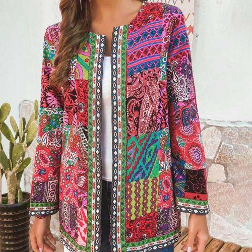 Retro Patterned Jacket