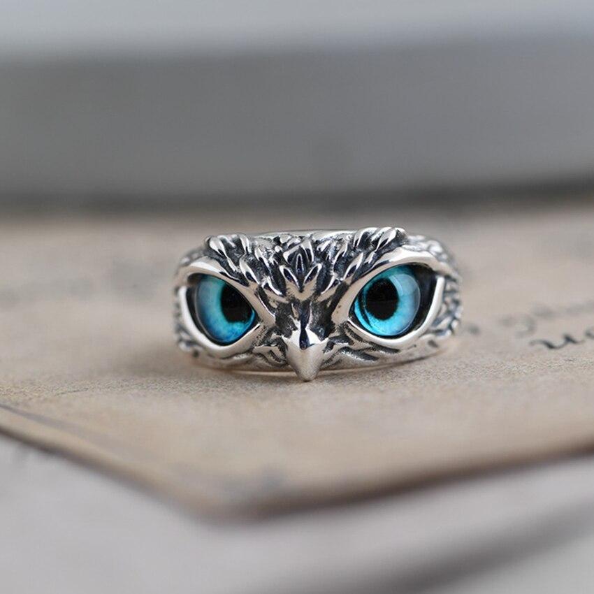 Adjustable Radiant Owl Ring