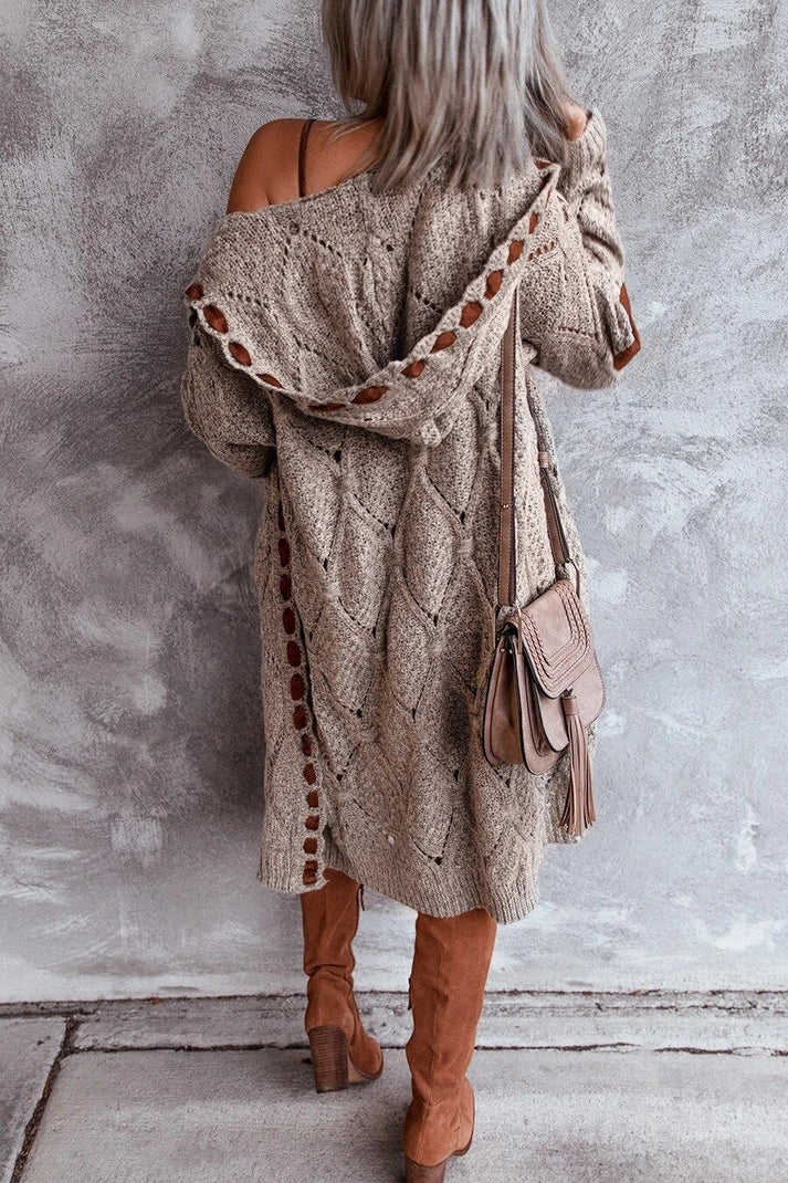 Women's elegant long cardigan