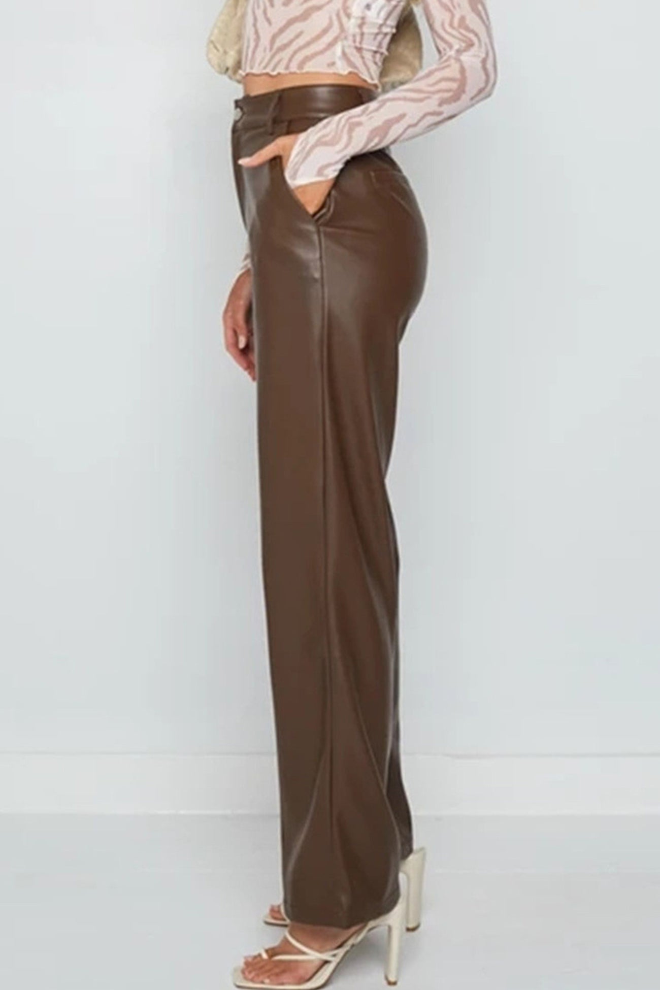 High-Waisted Wide-Leg Louise Pants