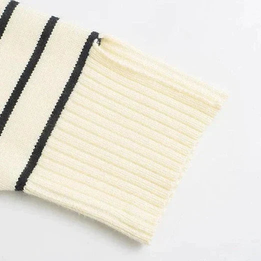 Women's chic knitted sweater