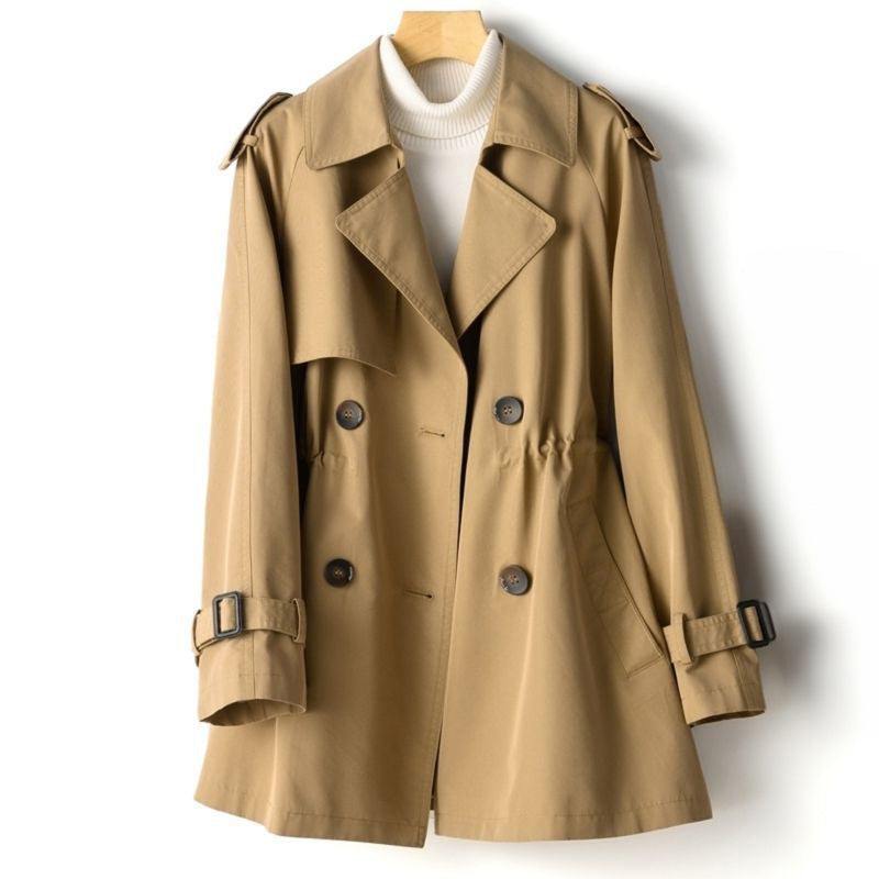 Serrilda - fashionable spring/autumn versatile windbreaker coat