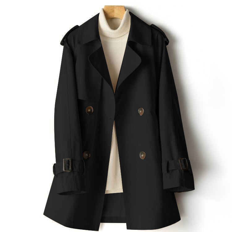Serrilda - fashionable spring/autumn versatile windbreaker coat