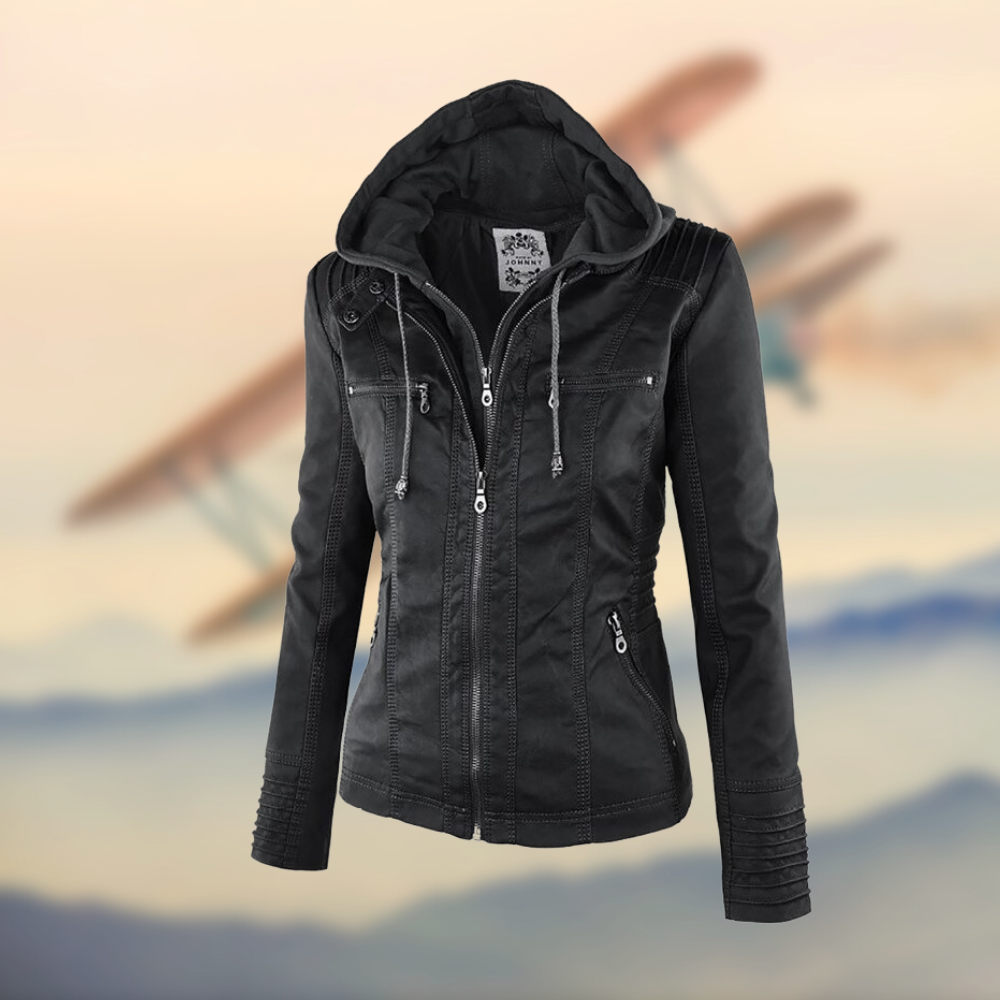 Women's stylish and high quality leather jacket