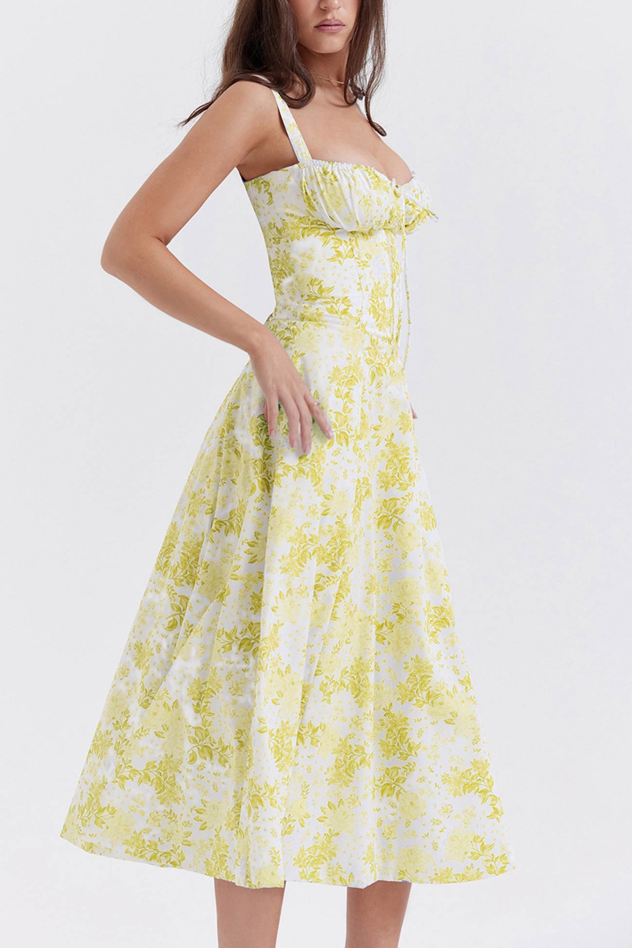 Elegant Sleeveless Fitted Midi Dress