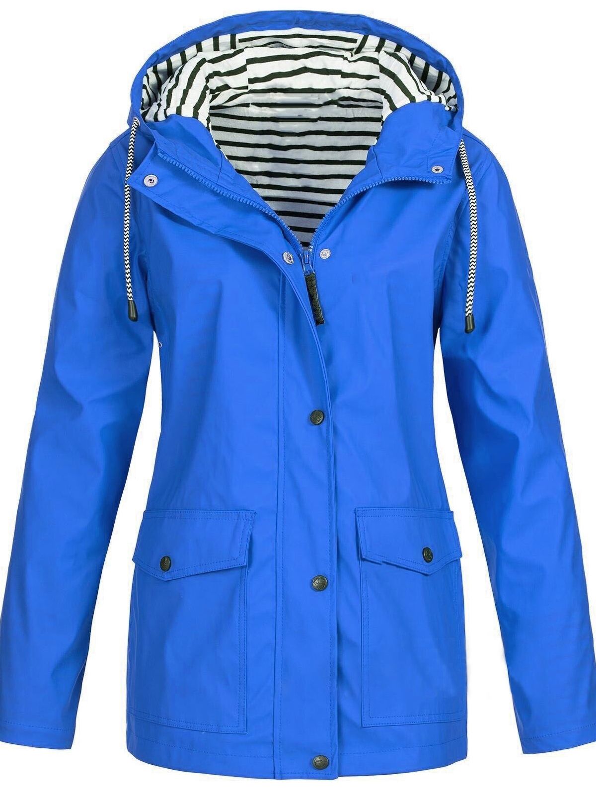 Waterproof and windproof jacket for women
