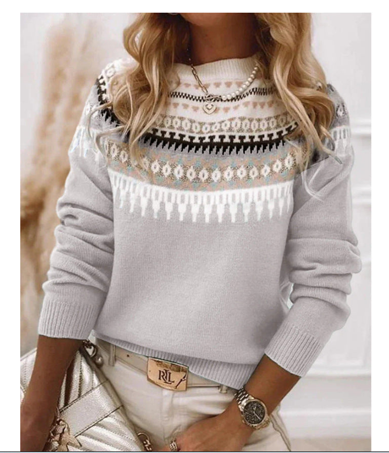 Women's vintage norwegian sweater