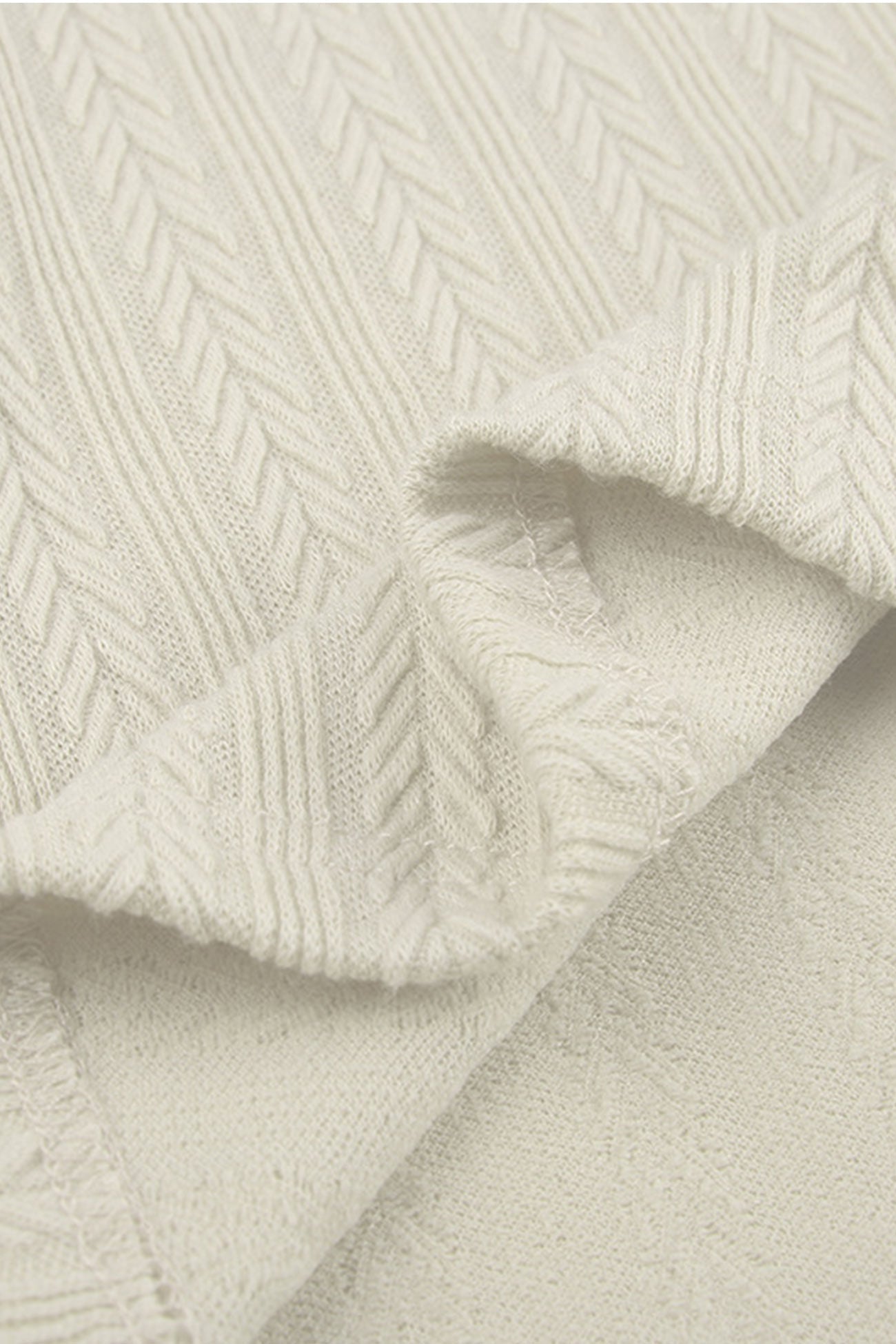 Cable Knit Flared Sleeve Sweater Dress