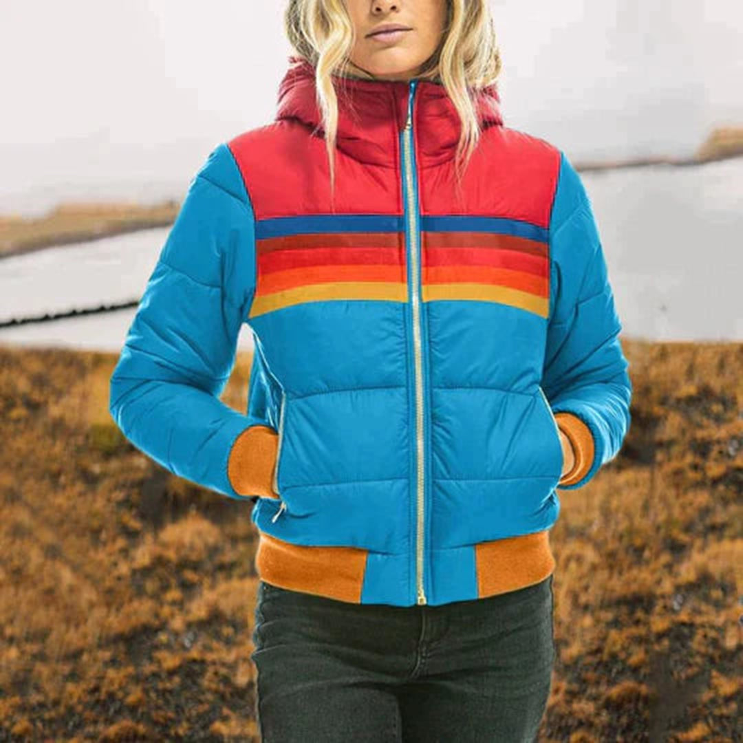Water-Resistant Quilted Hooded Puffer Jacket