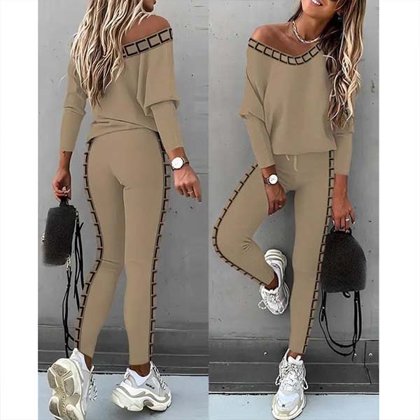 Noreen - Fashionable Women's Set with Blouse and Trousers