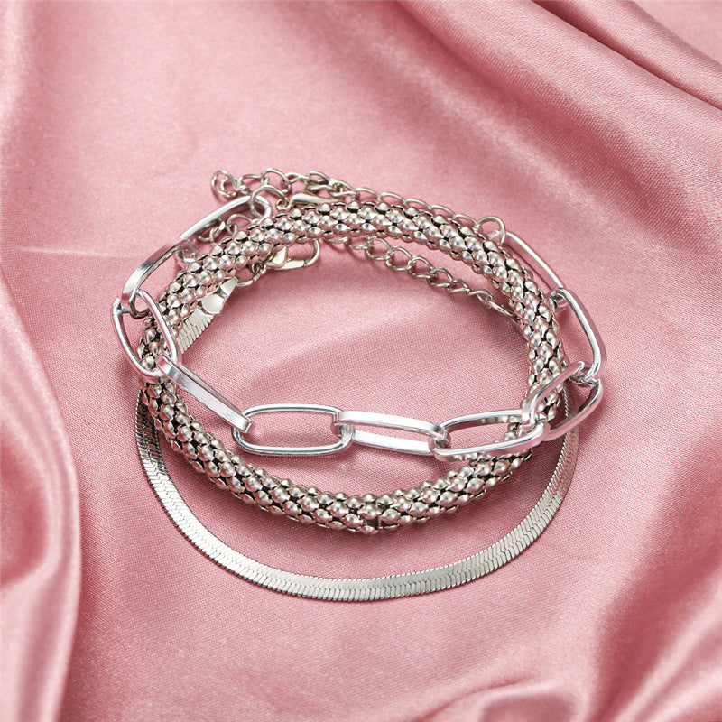 Thick Link Chain Elegant Bracelet