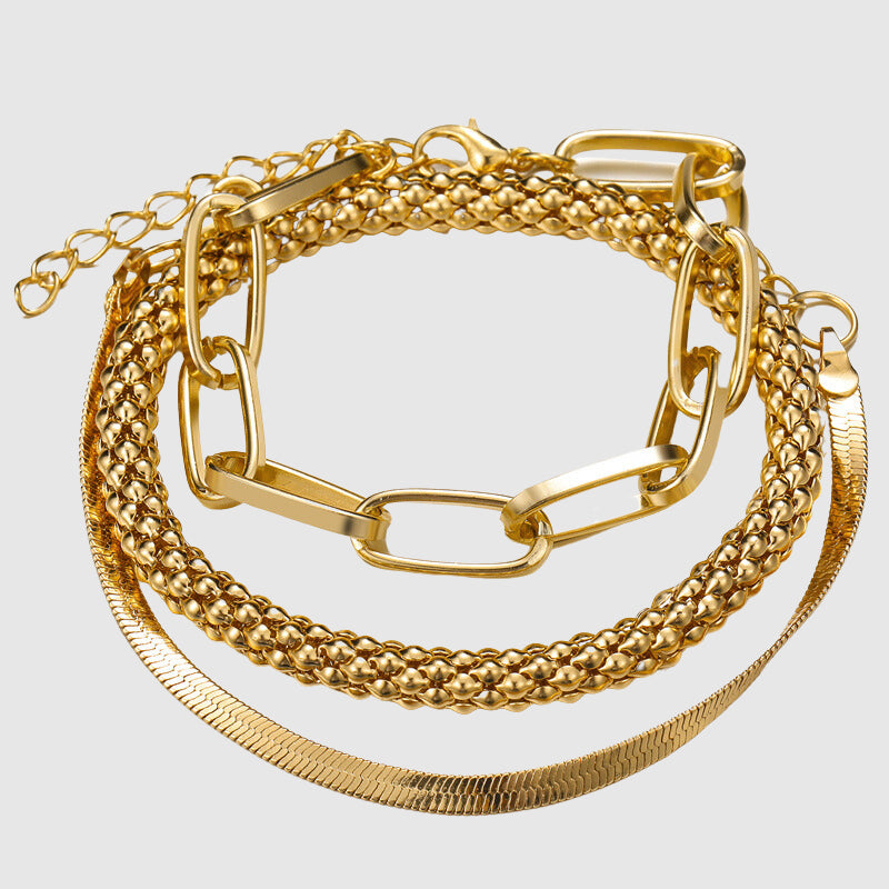 Thick Link Chain Elegant Bracelet