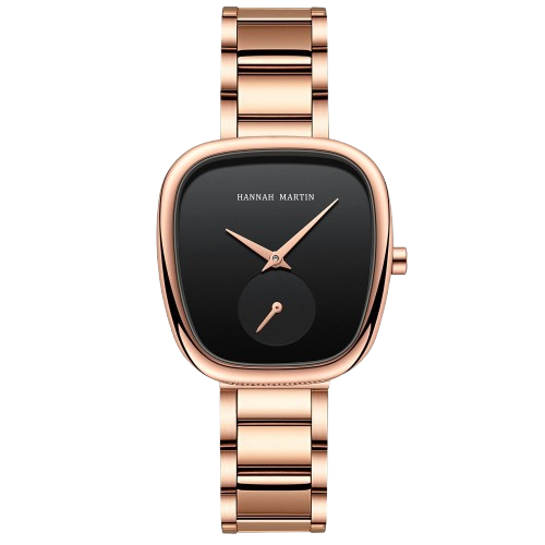 Women's minimalist stainless steel wristwatch