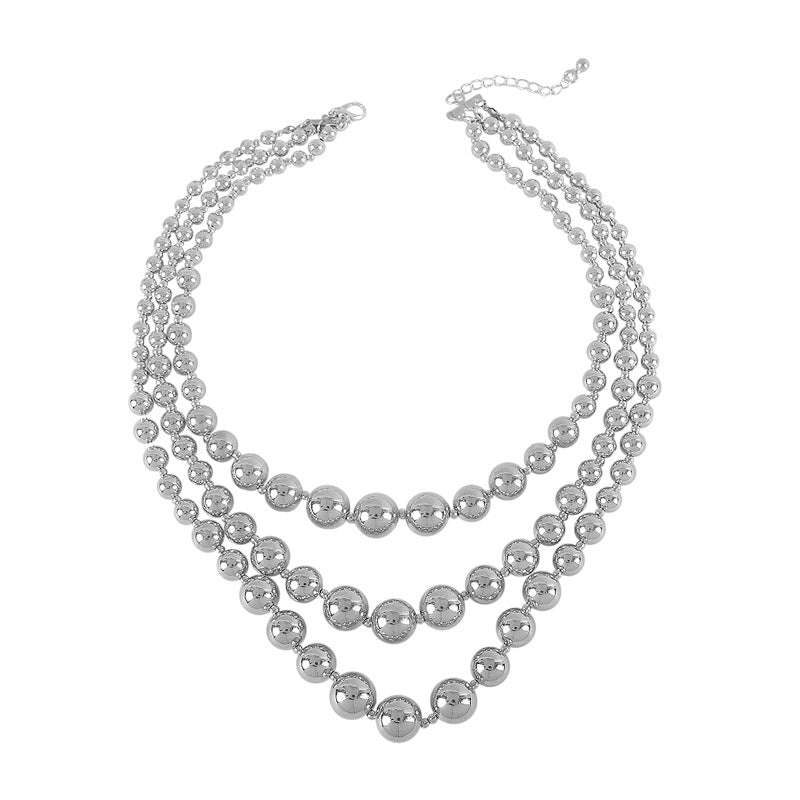 Gothic Ball Bead Chain Necklace