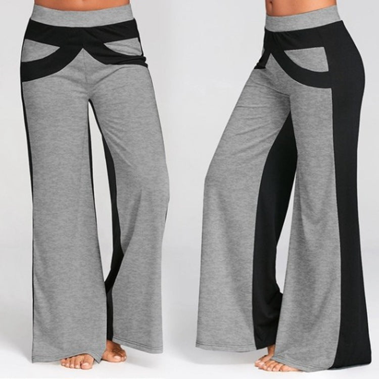 Women's high-waisted wide leg pants