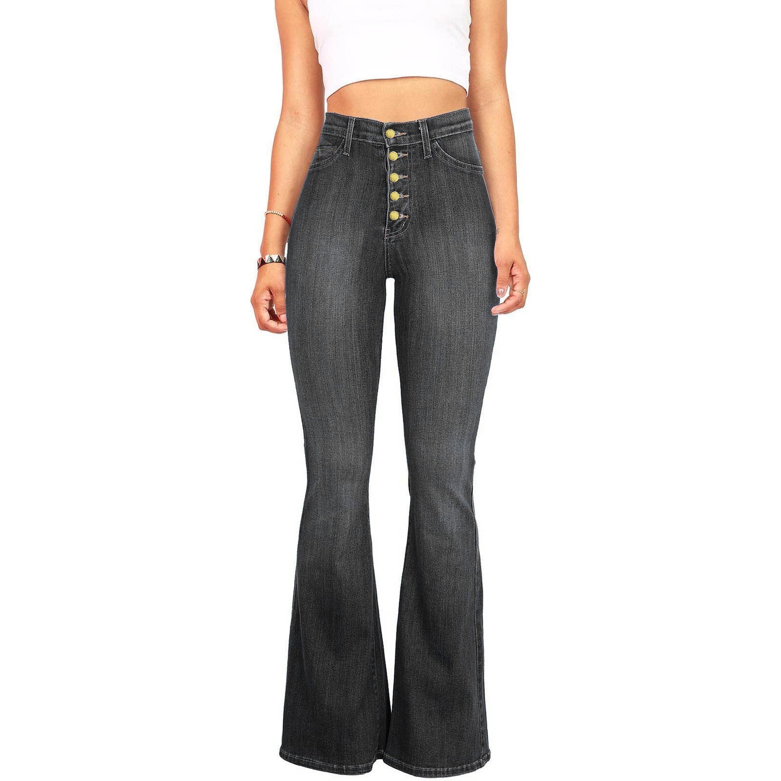 High Waist Bootcut Pants