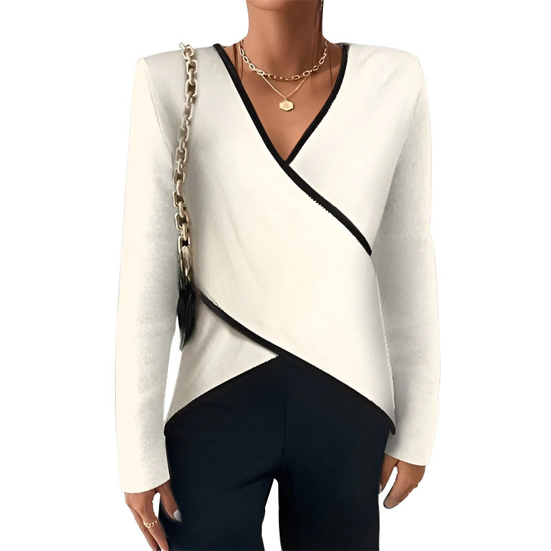 Asymmetrical Wrap Top