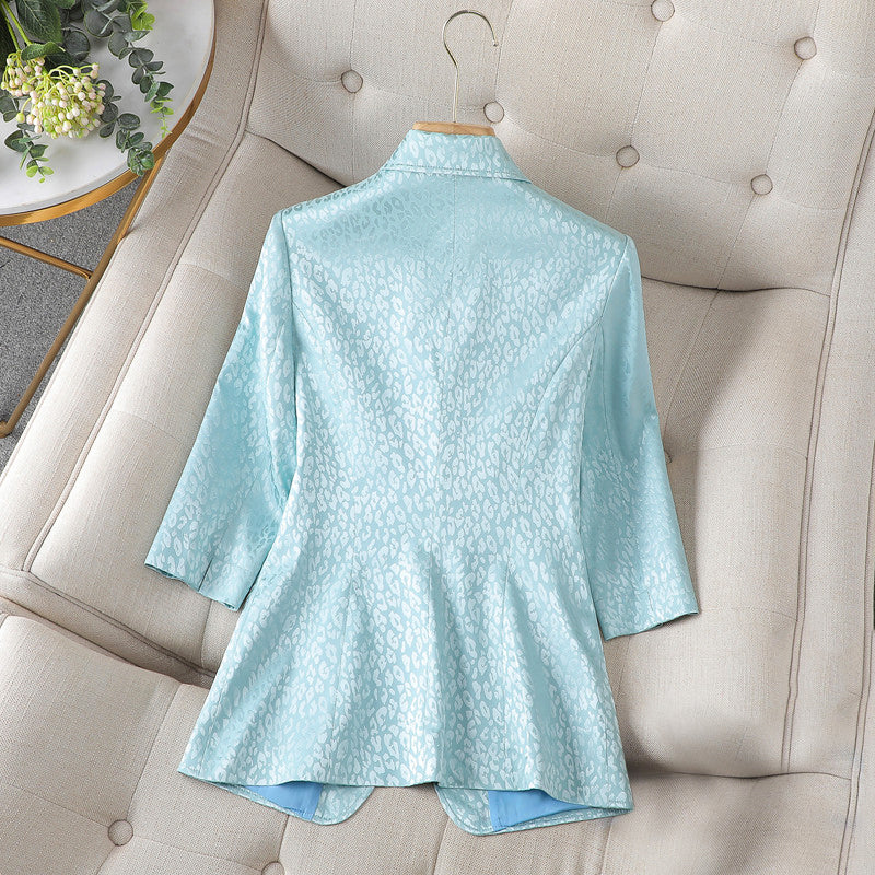 Olivia - elegant leopard blazer